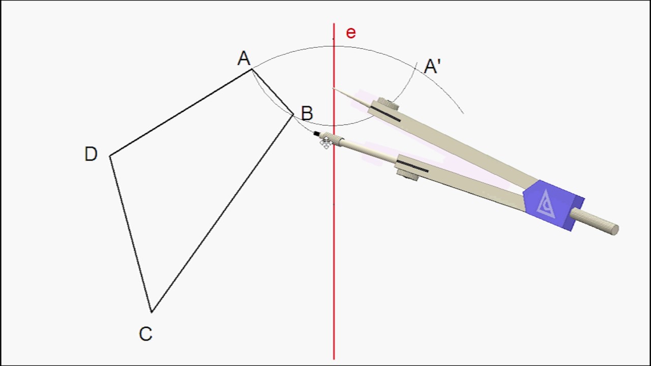 Curso de dibujo técnico: simetría axial.