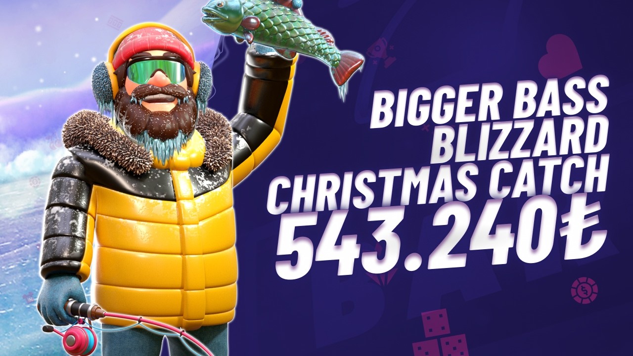 🎣  Bigger Bass Blizzard Christmas Catch || 543.240₺