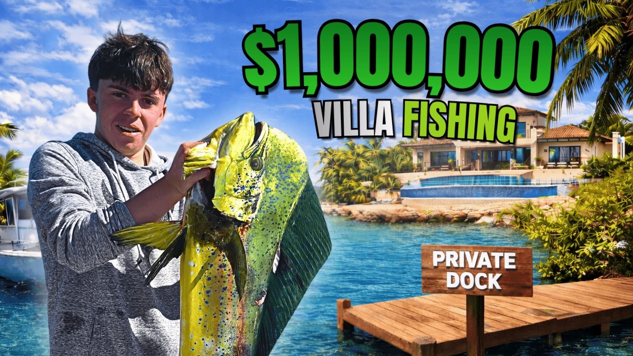 3 Days Fishing From A MILLION Dollar Villa (DUBAI)