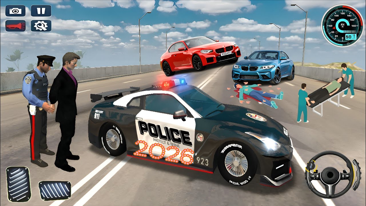 🚓 محاكي الشرطة: دورية المدينة #policesimulator #policevehicle 