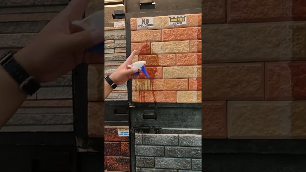 The best top coat for bricks stone