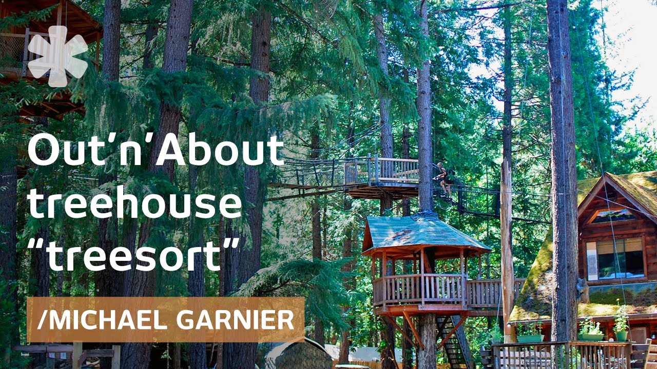 DIY treehouse inventor creates Ewok world in rural Oregon
