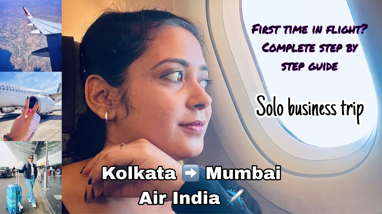 Kolkata to Mumbai Flight | Step by Step Guide for Flight Journey | Solo business trip |The Life Loop