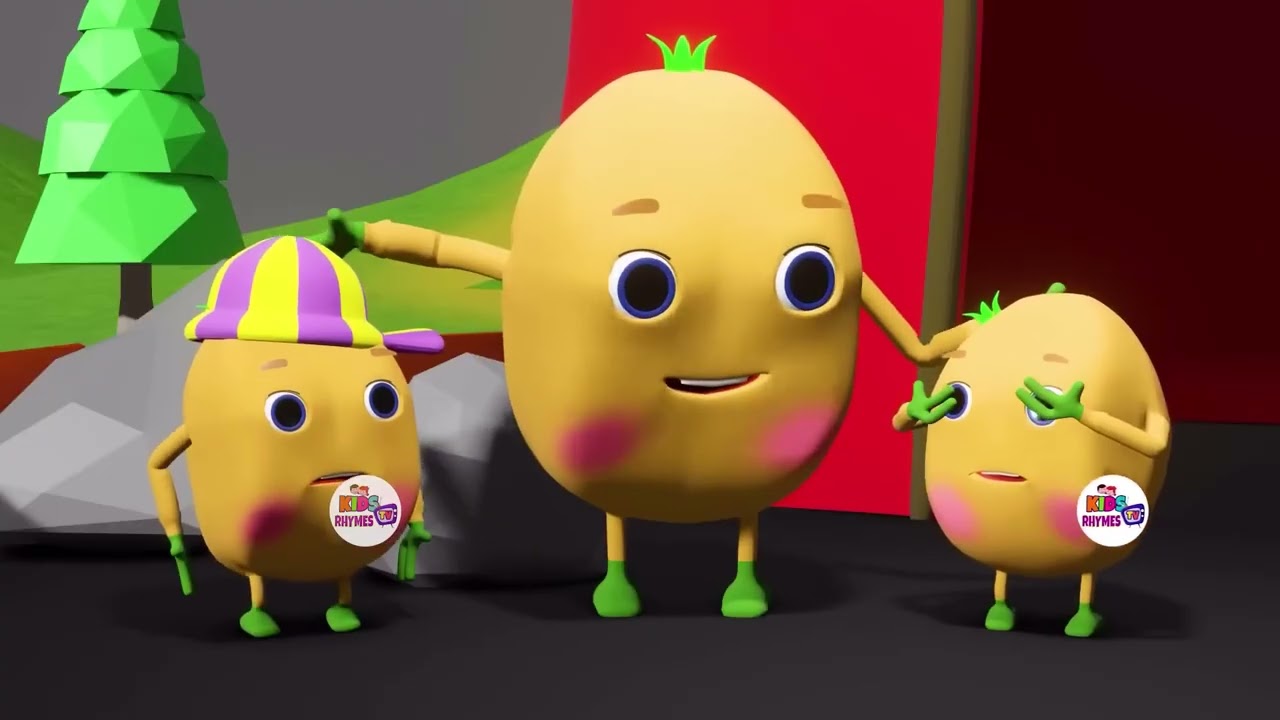 “हंसते-खेलते सीखें! आलू कचालू Kids Rhyme 🍆🥔” #babyrhymes #hindirhymes