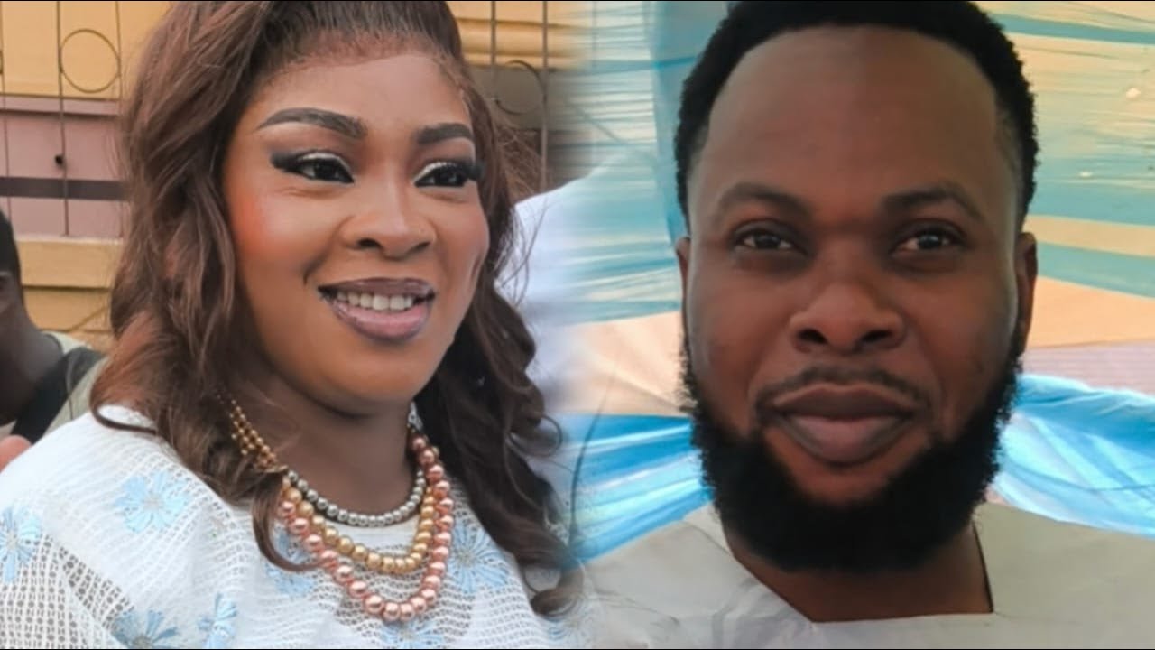 BIDEMI KOSOKO HUSBAND LAVISH MONEY ON HIS WIFE AS SHE DANCE ON THIER NEW BABY NAMING CREEMONY