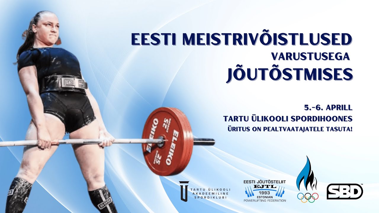 Eesti meistrivõistlused varustusega jõutõstmises 2025