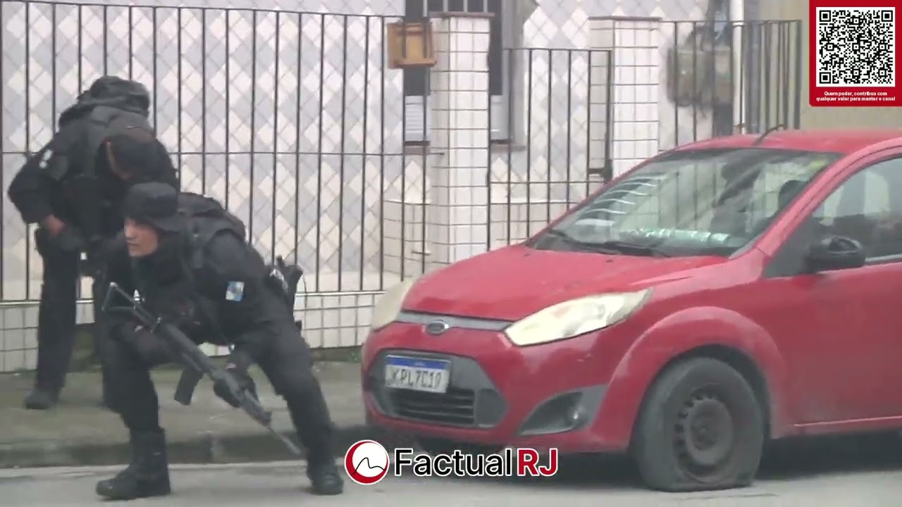 Vejam as imagens dos policias sendo atacados e resgatados na opera&ccedil;&atilde;o da Penha.