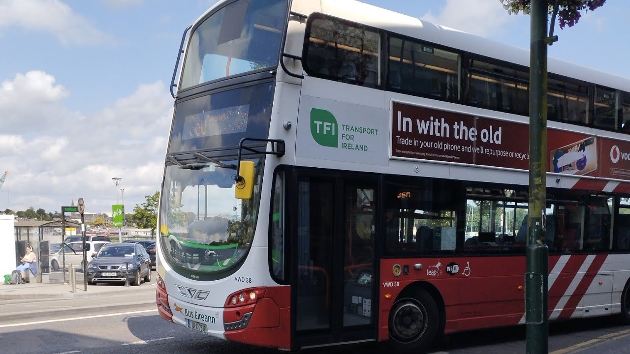 Bus Éireann VWD38 on a 360A to Tramore Bus Terminus via Ballybeg