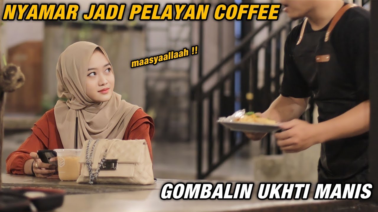 PRANK SHOLAWAT &NGAJI❗️PENYAMARAN JADI BARISTA BERHASIL DAPETIN HATINYA