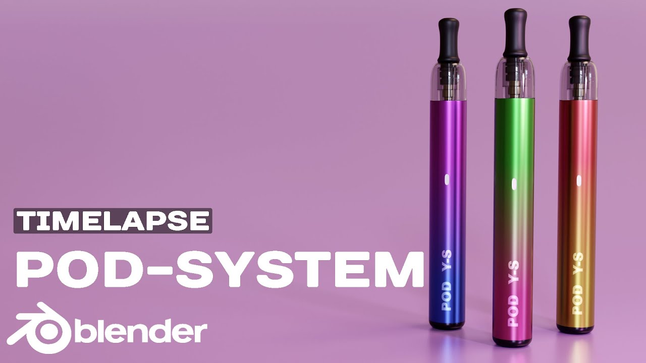 3D Modeling of POD-System in Blender | Timelapse