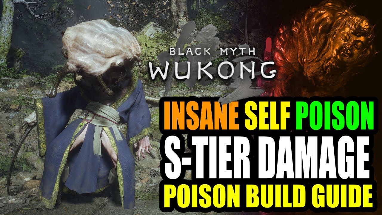 Black Myth Wukong — безумный билд S-уровня на яде, который уничтожает боссов с помощью самоисцеле...