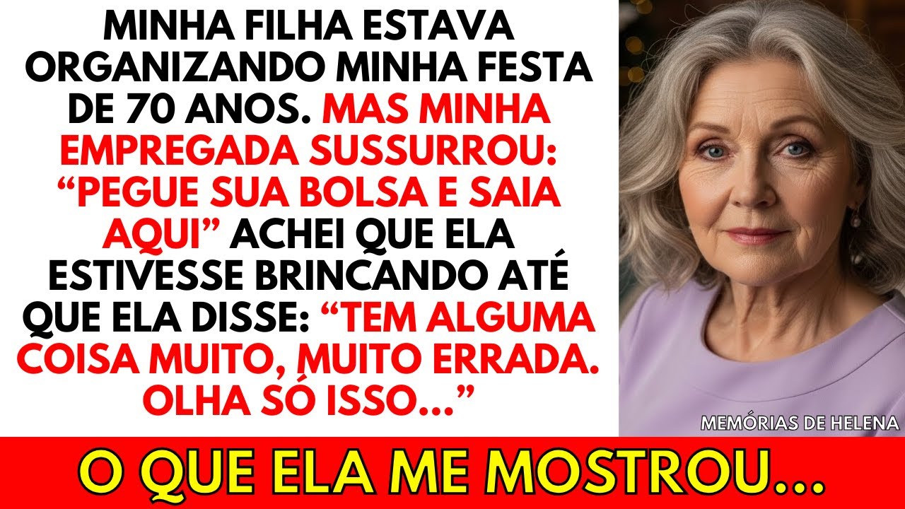 Minha filha estava organizando minha festa de 70 anos, mas minha empregada disse: 