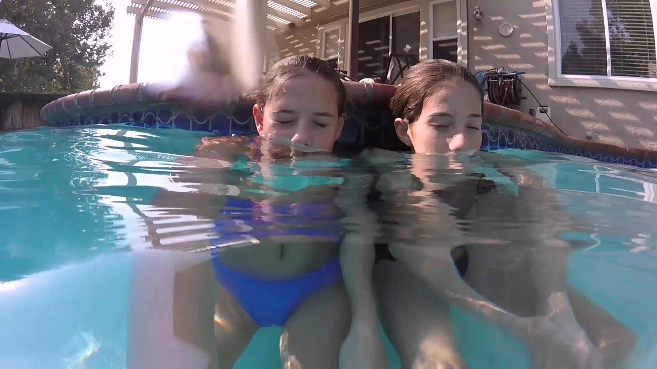 SWIMMING WITH A GOPRO UNDERWATER!! // FIRST VIDEO