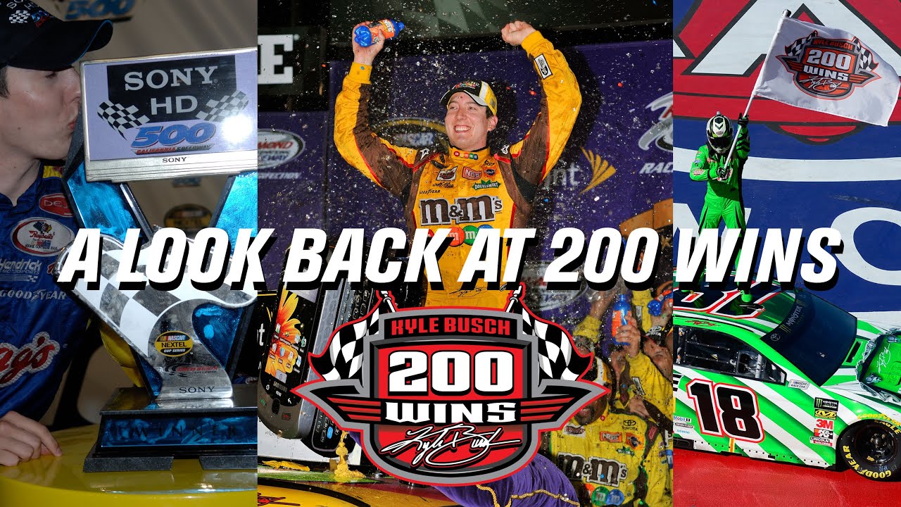 Kyle Busch 200 NASCAR Wins | A Look at Each Win