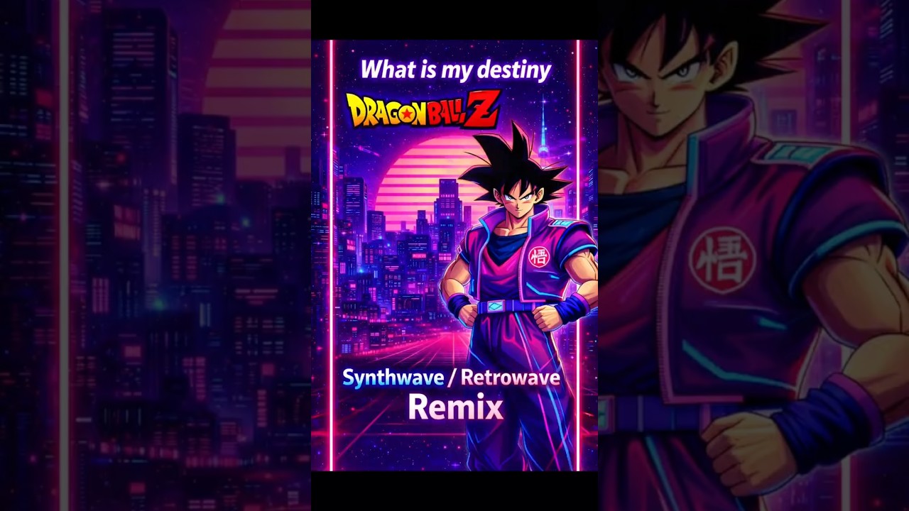 What is my destiny Dragonball | Synthwave/ Retrowave remix 