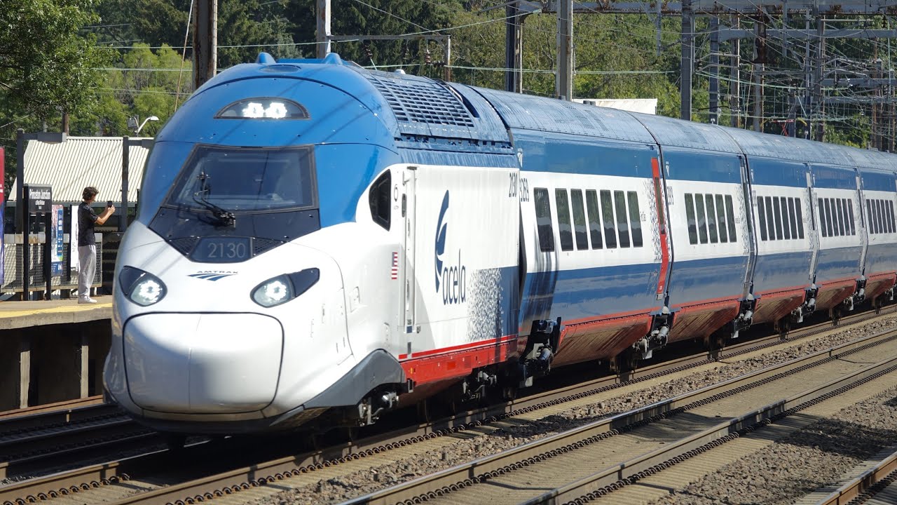 Amtrak NextGen Acela FIRST DAY of Service | 160 MPH Action!