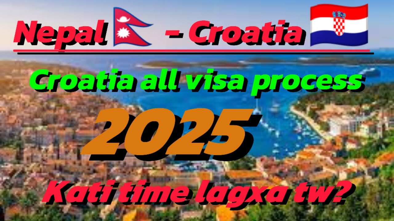 Croatia visa process🇭🇷🇭🇷// Kati time lagxa tw Croatia visa process KO Lagi?