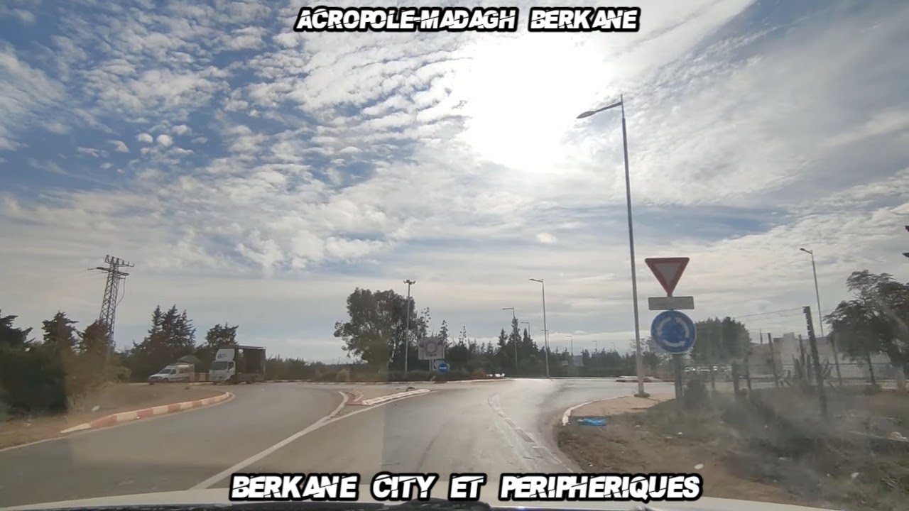 Berkane City et p&eacute;riph&eacute;riques Madagh-Agropole vers Berkane.