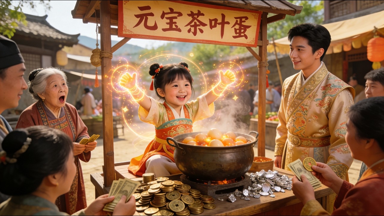 被大伯娘綁進山餵狼，5歲元寶反手獲得山神秘籍。從此，茶葉蛋致富、反季菜發家，帝師追著收徒，少爺哭著護她。#穿越 #短剧 #精彩影视 #一口气看完 #drama #萌宝