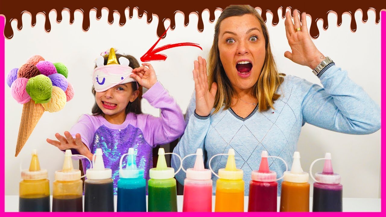 Desafio Colorindo com 3 cores o Sorvete com Laurinha e Helena - 3 Marker Challenge ice cream