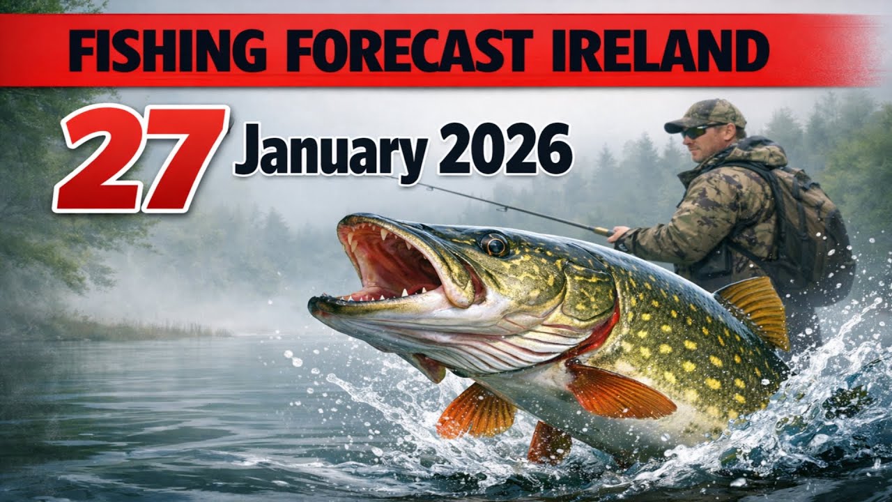 FISHING FORECAST in Ireland for 27 January 2026: Winter Wonders and Wily Bites!