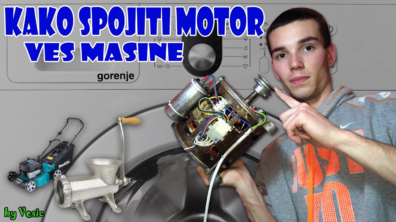 Kako spojiti motor ves masine