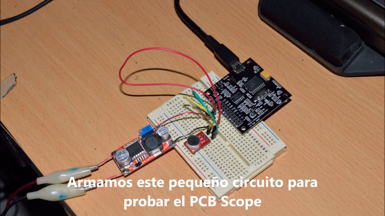 Reseña: PCB Scope (osciloscopio en PCB para computadora)