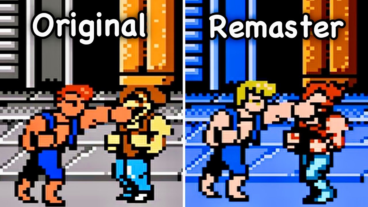 🐉Double Dragon🐉 NES Original Vs. Remaster|Let's Compare #retrogaming #retrogames #nes