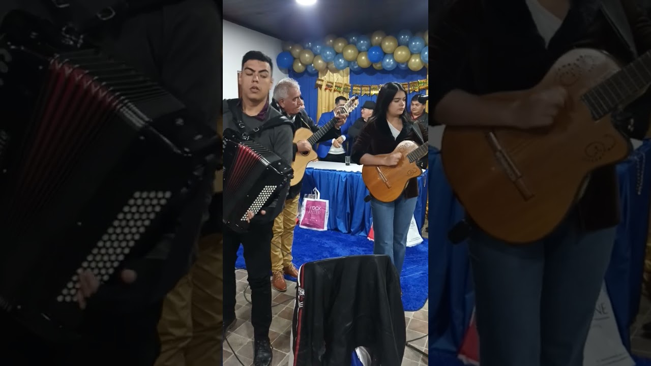 Chamame junto a Emiliano lopez en el cumple de javier velasquez el 18/7/25