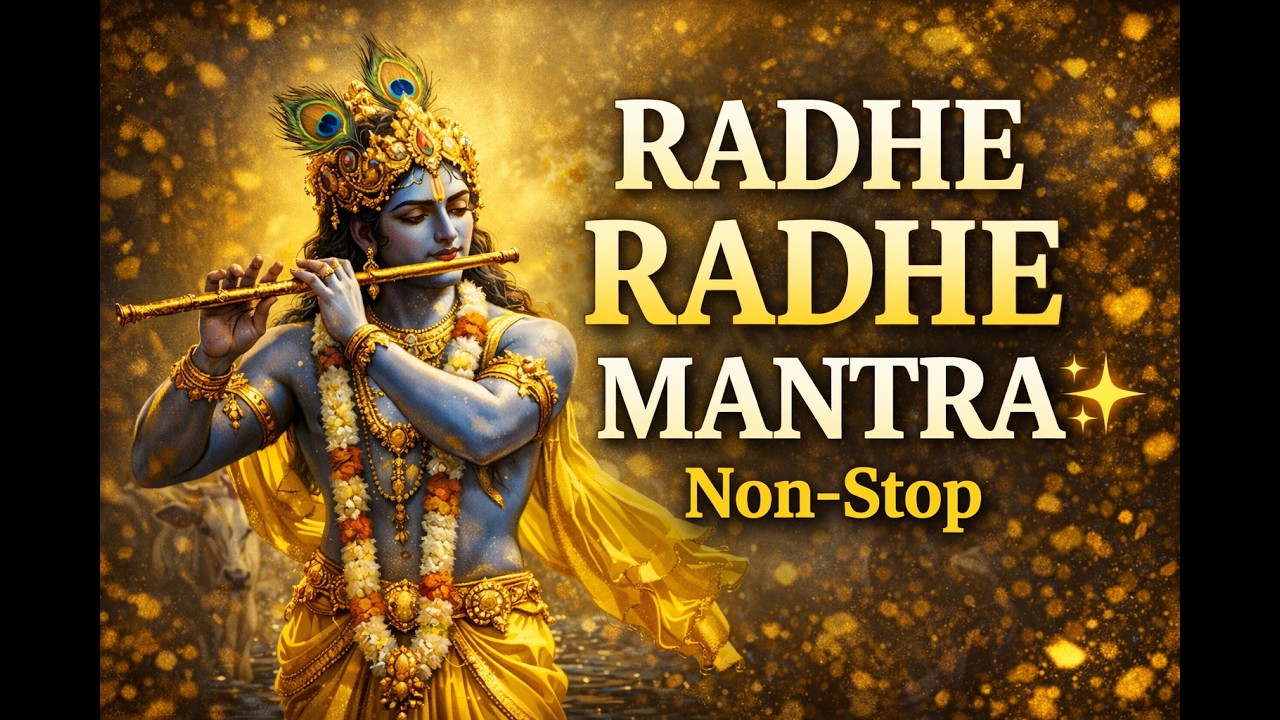 Radhe Radhe Kirtan 🙏 Non-Stop Divine Chanting | Remove Anxiety | Negative Energy.