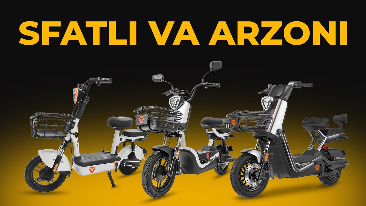 3 ta eng sfatli va arzon skuterlar