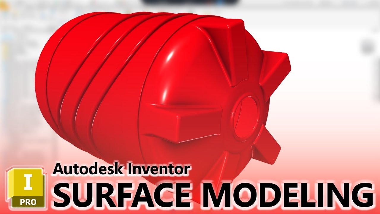 Полное руководство по моделированию поверхностей — Autodesk Inventor 2025