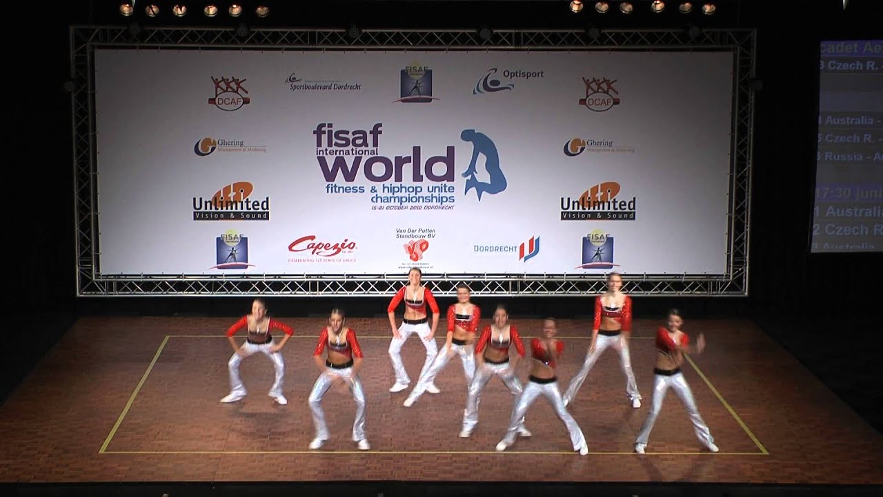TEAM B Fitness Center B&aacute;ry a Hanky &Scaron;ulcov&eacute; - kadet aerobic - FISAF World Championships 2012