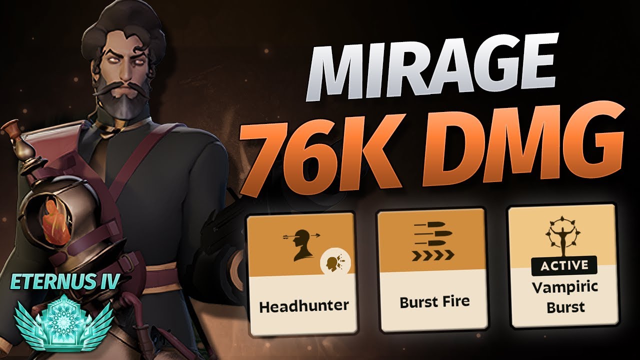 Mirage: GUN DAMAGE Build, Eternus Ranked Deadlock Replay