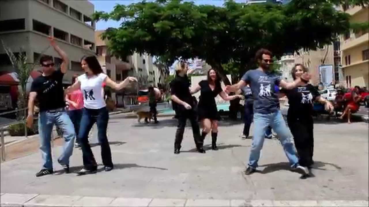West Coast Swing Flash Mob - Tel-Aviv , Israel - May 2012