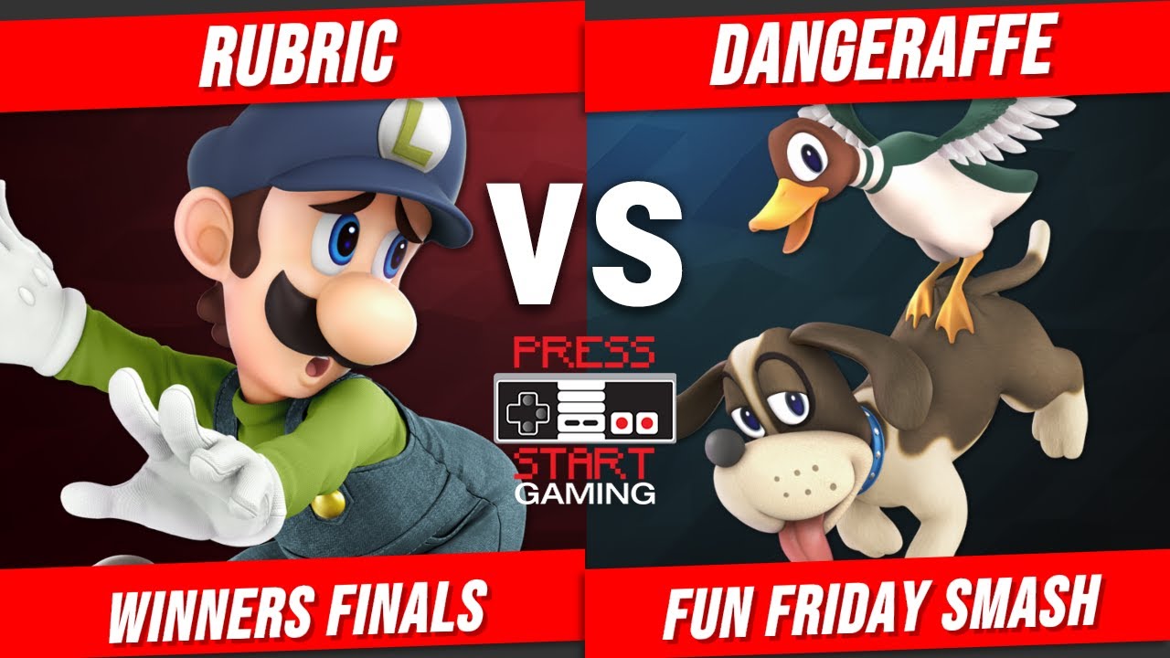 Fun Friday Smash Ft Reverse Mains - WF - PSG | Rubric (Luigi) vs Dangeraffe (Duck Hunt)
