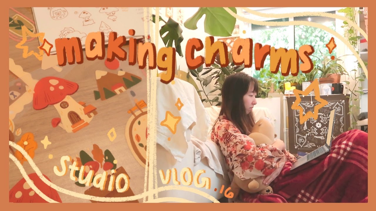 Studio Vlog✧16 : Making the best Out of a Bad Week with New Art and Charms~