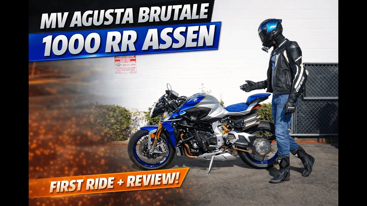 200+ Horsepower MV Agusta Brutale 1000 RR Assen First Ride + Review
