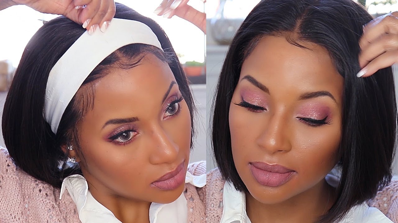 How to Slay the Cute Bob Wig  & WowAfrican #BreastCancerAwareness Donation