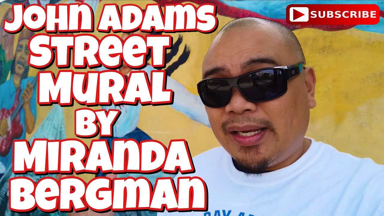 Eric B&rsquo;s Daily Vlogs #631 - John Adams Street Mural By Miranda Bergman