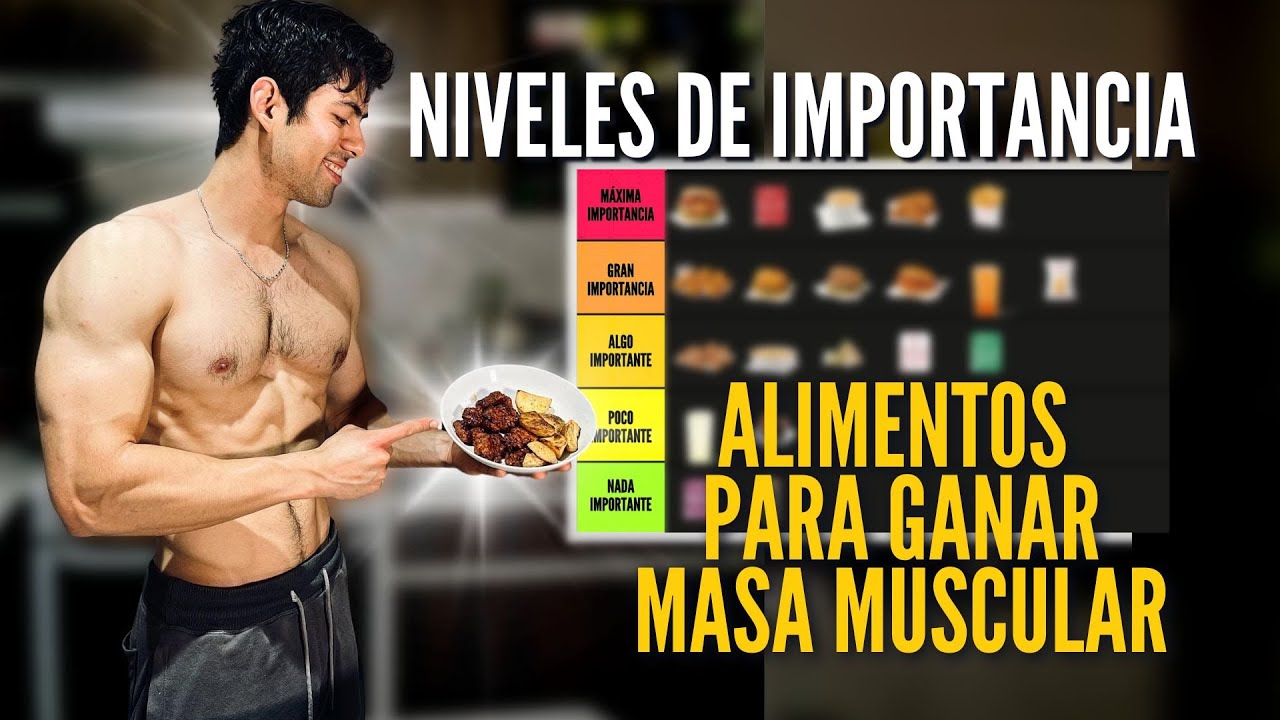Los MEJORES ALIMENTOS para GANAR MASA MUSCULAR / MI 
