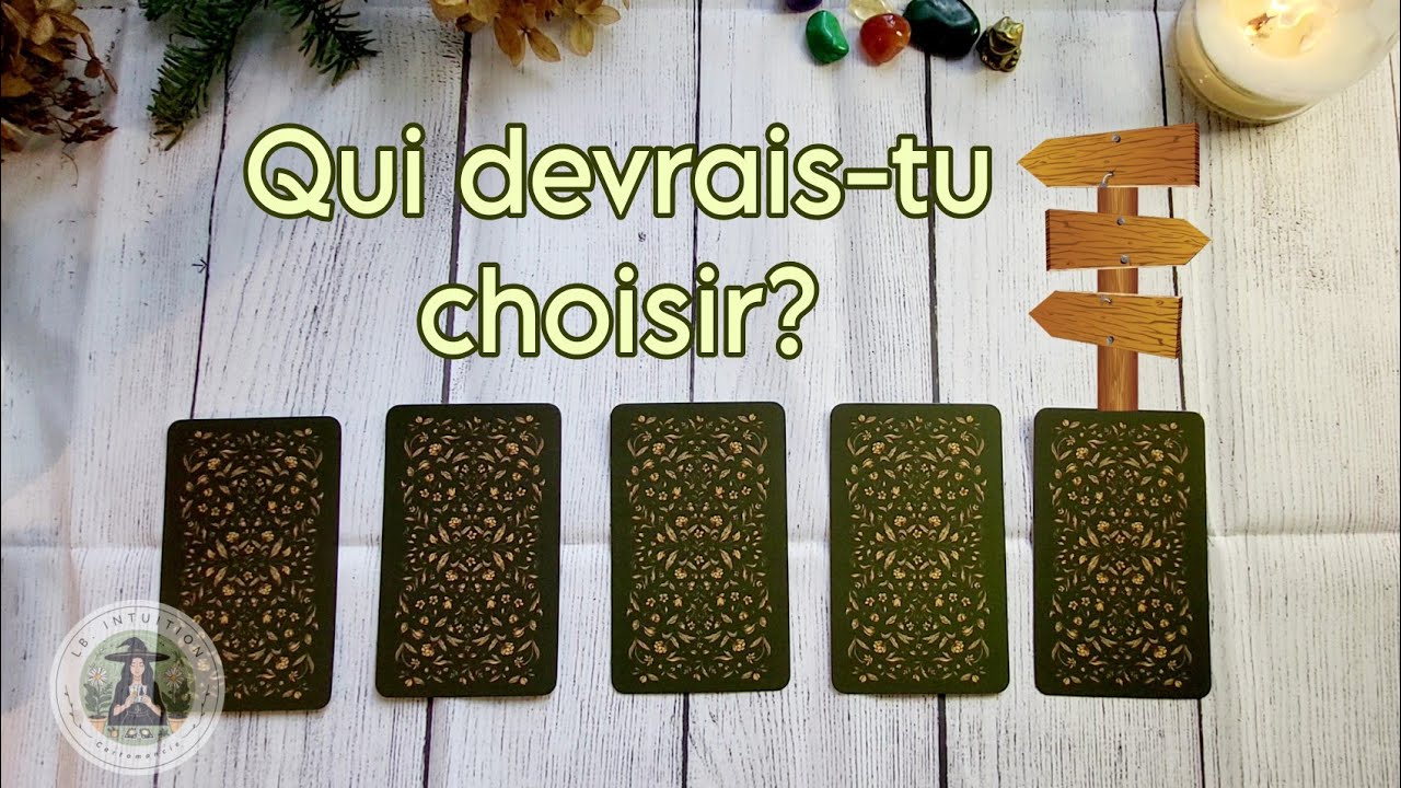 Qui choisir entre ces deux personnes? Guidance sentimentale intemporelle