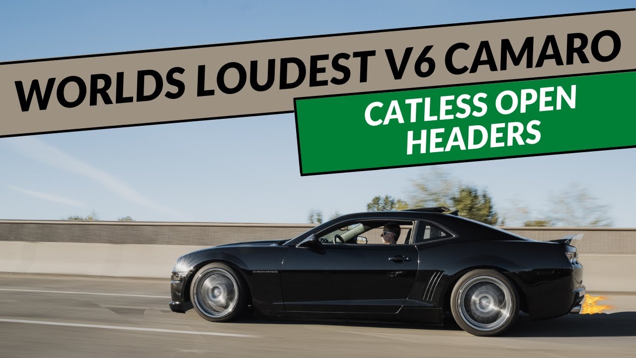 Driving The Worlds Loudest V6 Camaro (Not Clickbait) SO LOUD!! Headphone Users Beware! Open Headers!