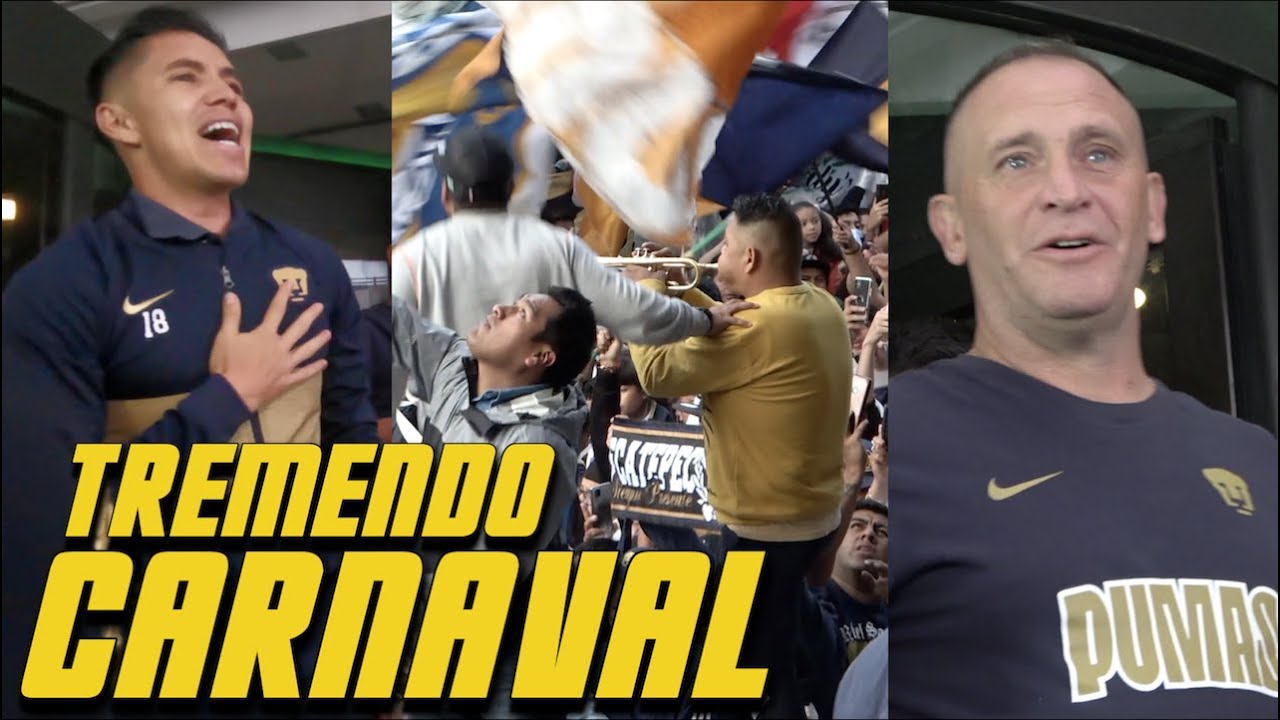 AFICIÓN VA al HOTEL - SERENATA La Rebel: FINAL Pumas vs Seattle CONCACAF