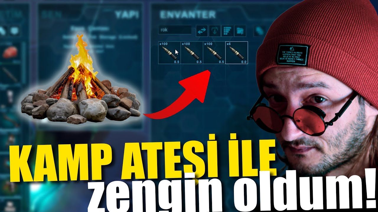 3 KİŞİLİK RUS KABİLESİNİ KAMP ATEŞİ İLE RAİDLEDİM! ZENGİN OLDUM! |  ARK SURVIVAL EVOLVED