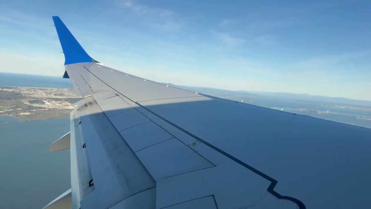 ✈️ Beautiful Clear Day Takeoff From SFO on a United Boeing 737 Max 9 Through 10,000 Feet | N27539