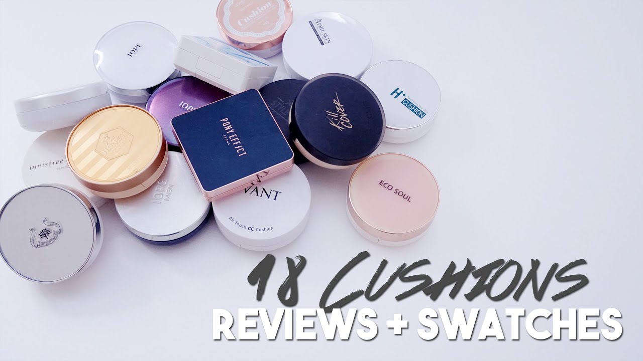Korean Cushion Foundations || Best & Worst || Review + Swatches - Edward Avila