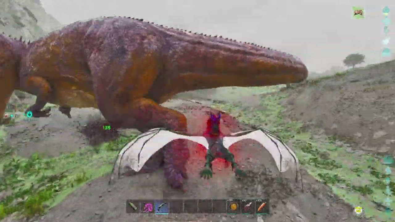 A noite é nossa, e o sangue do Giga é o banquete. #arksurvivalevolved  #arksurvivalascended  #ark