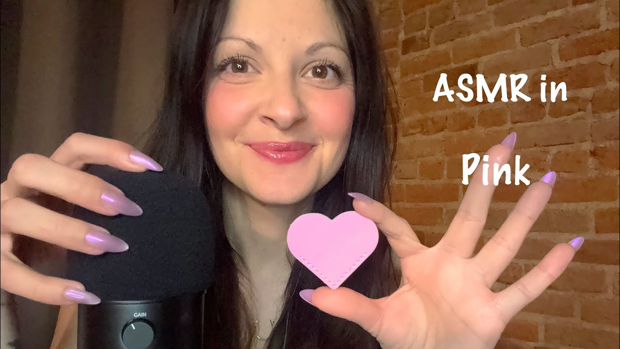 ASMR | Pink Trigger Tapping 💗