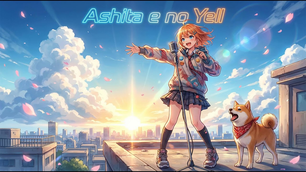 🎧AI Anime Music | Ashita e no Yell | NEXTERZ🎶